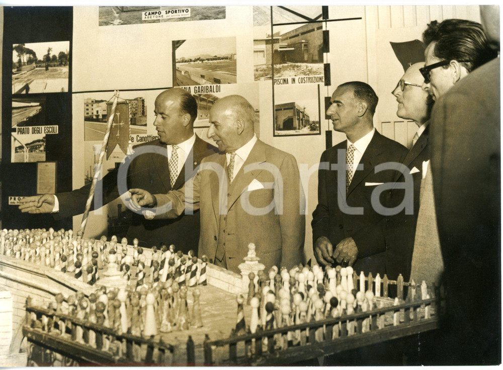 1959 TORINO Umberto TUPINI inaugura 2^ Rassegna Internazionale dello Sport *Foto