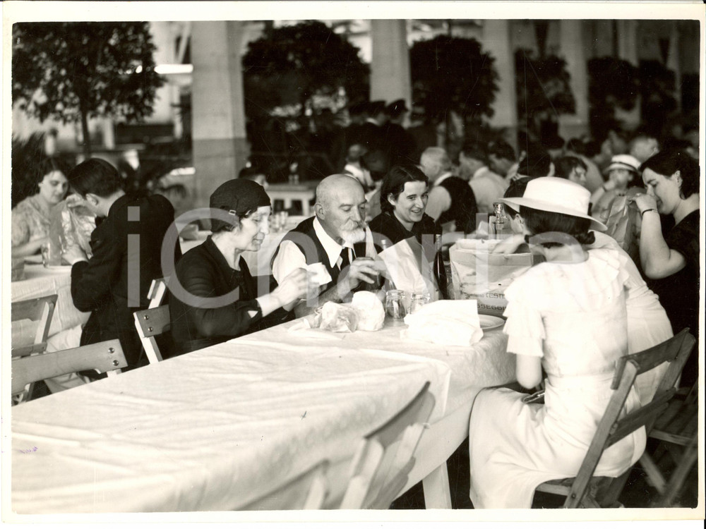 Fotografia d epoca originale 1934 MILANO TALIEDO Giornata dell ALA per Dopolavoristi negli hangar FOTO 1