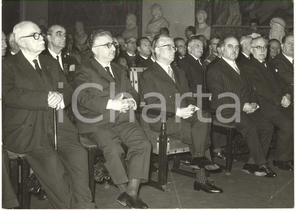 1959 ROMA Campidoglio - X Anniversario Patto Atlantico - Giovanni GRONCHI *Foto