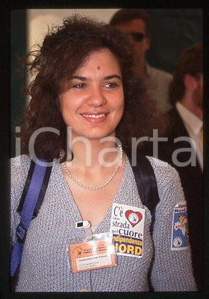 Franca GAMBATO - LEGA NORD l'indipendenza Portrait 1996 ca *35mm vintage slide 9