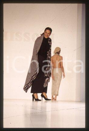 35mm vintage slide* 1999 FASHION Designer Angela MISSONI walks down the runway 2
