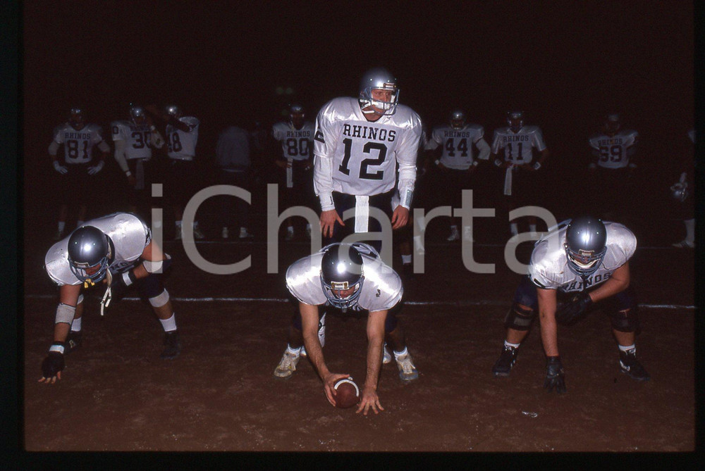 35mm vintage slide* 1994 ROMA FOOTBALL GLADIATORI Roma vs Sive RHINOS Milano