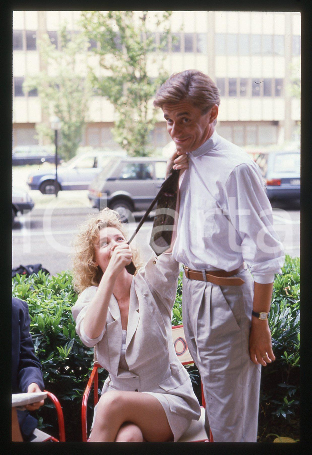 35mm vintage slide* 1988 "COLLETTI BIANCHI" Franco OPPINI Connie NIELSEN (3)