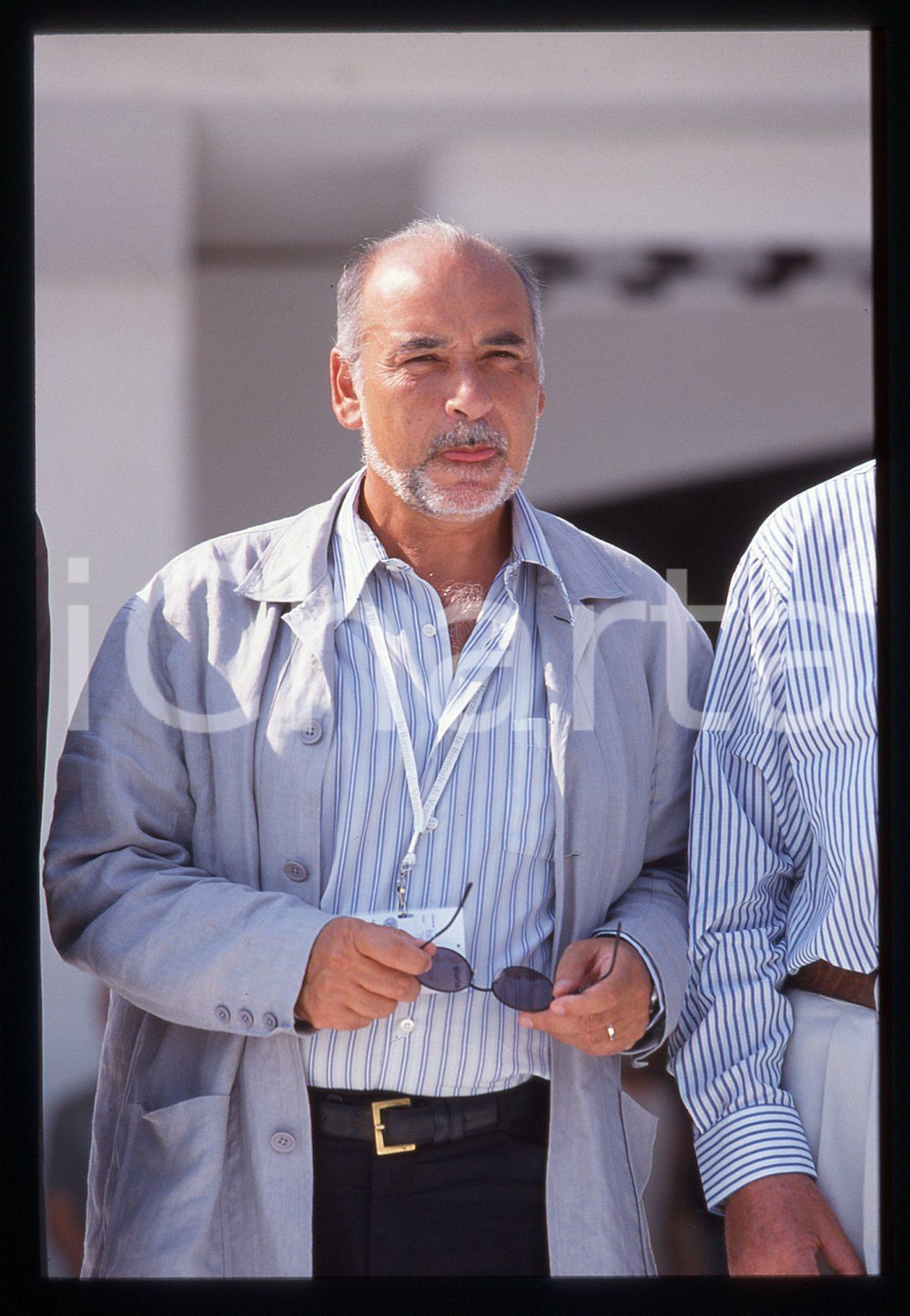 35mm vintage slide* 2000 VENEZIA Tahar BEN JELLOUN alla Mostra del Cinema (8)