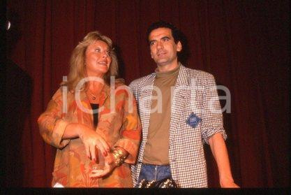 35mm vintage slide* 1989 CANNES Film Festival Marina VLADY & Massimo TROISI (31)