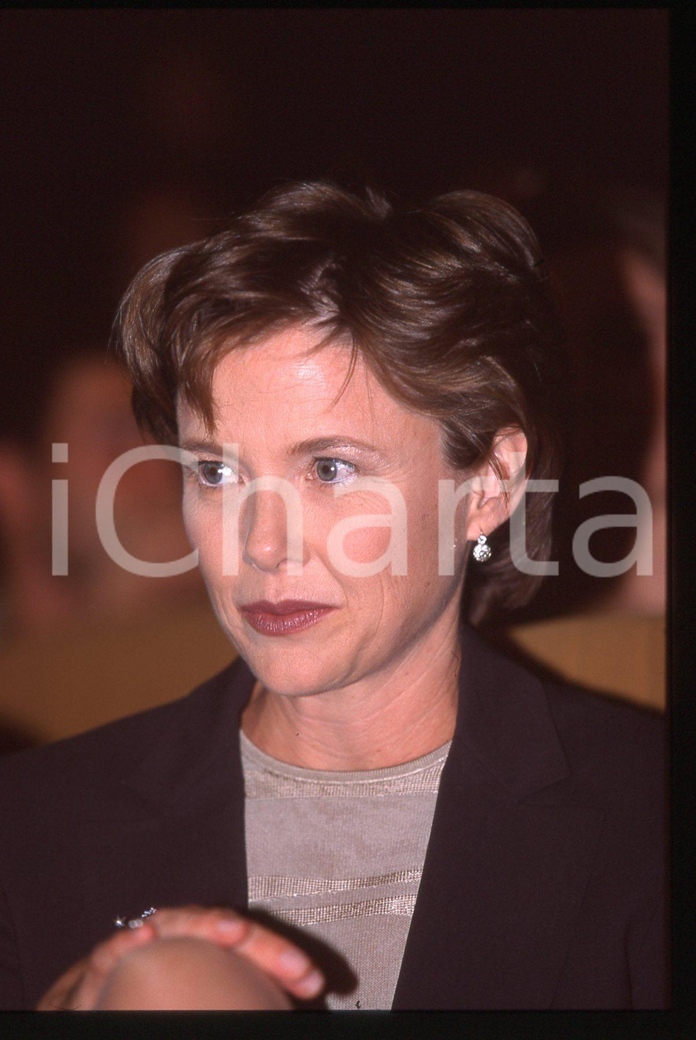 35mm vintage slide* 1998 VENEZIA Annette BENING alla Mostra del Cinema (1)
