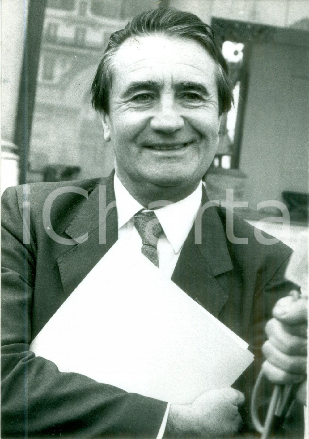 Fotografia d epoca originale 1990 PARIS JeanPierre SOISSON Ministre du Travail et de l Emploi Foto 1