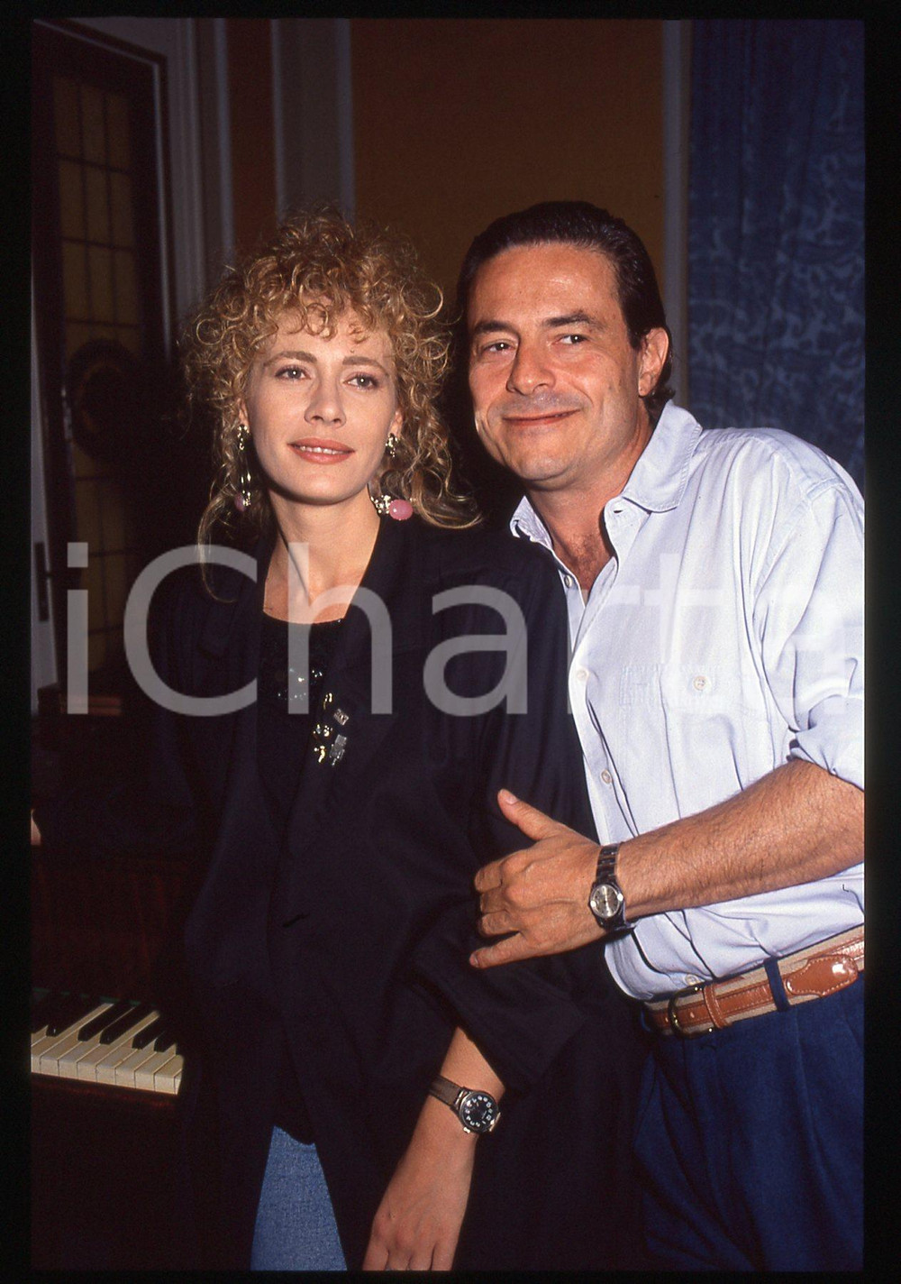 35mm vintage slide* 1991 COSTUME - Elena Sofia RICCI e Massimo DAPPORTO (3)