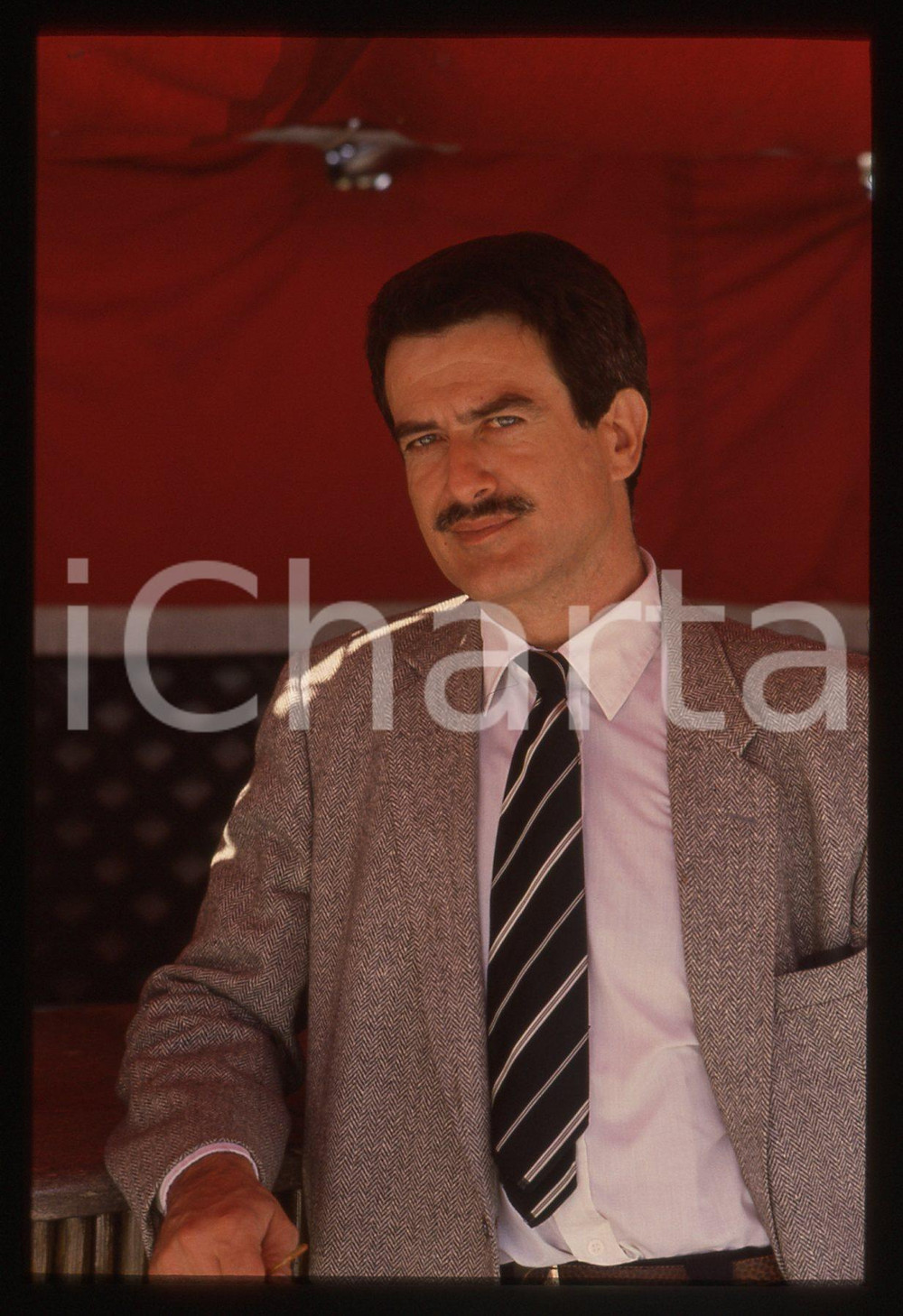 35mm vintage slide* 1985 ca ITALIA TEATRO Giuseppe PAMBIERI Ritratto dell'attore (2)