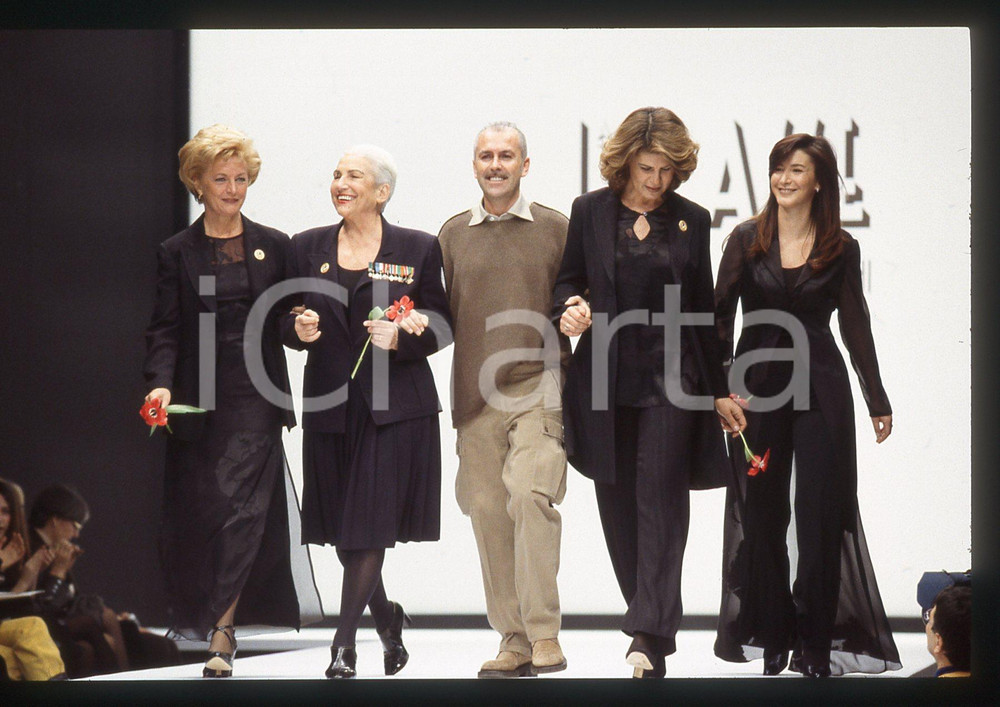 35mm vintage slide* 1998 MILANO Maria Pia FANFANI Silvia COSTA Alviero MARTINI 1