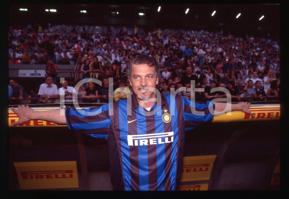 35mm vintage slide* 1998 MILANO - SAN SIRO Stefano TACCONI con maglia INTER 3