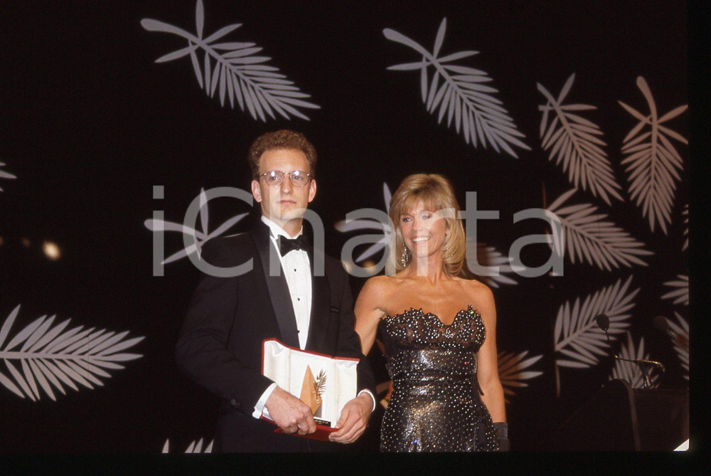 35mm vintage slide*1989 FESTIVAL CANNES Steven SODERBERGH premio Palma d'oro 1