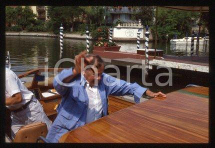 35mm vintage slide*1987 VENEZIA Joseph L.MANKIEWICZ moglie Mostra del Cinema(48)