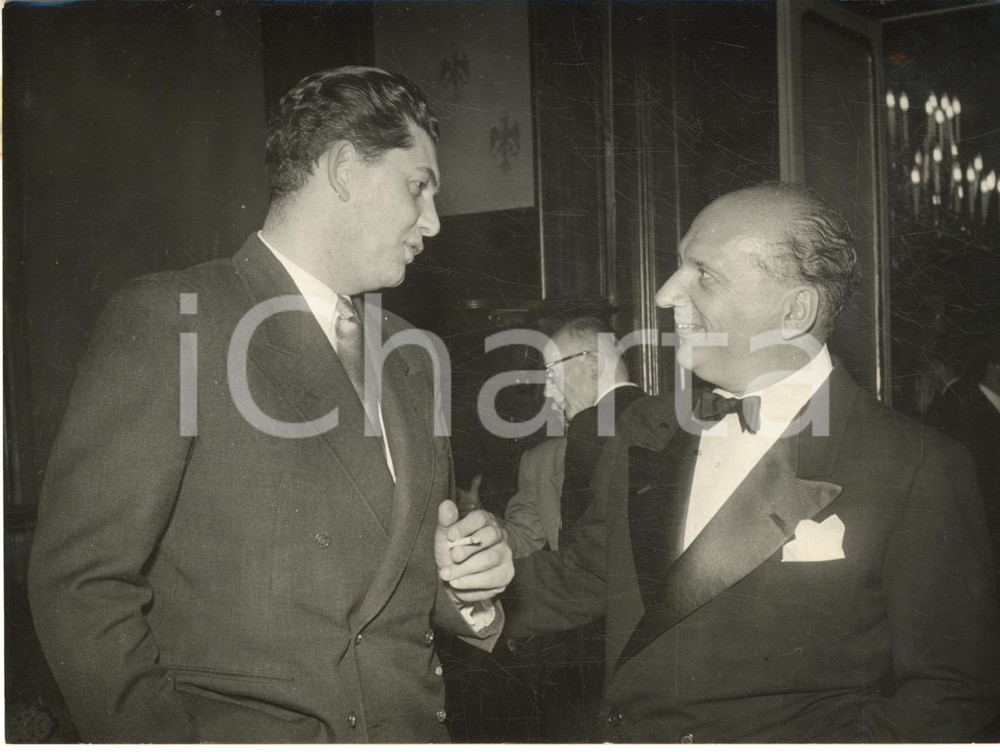 1953 PALERMO Premio Italia - Charles BERTIN e Salvino SERNESI - Foto 18x13