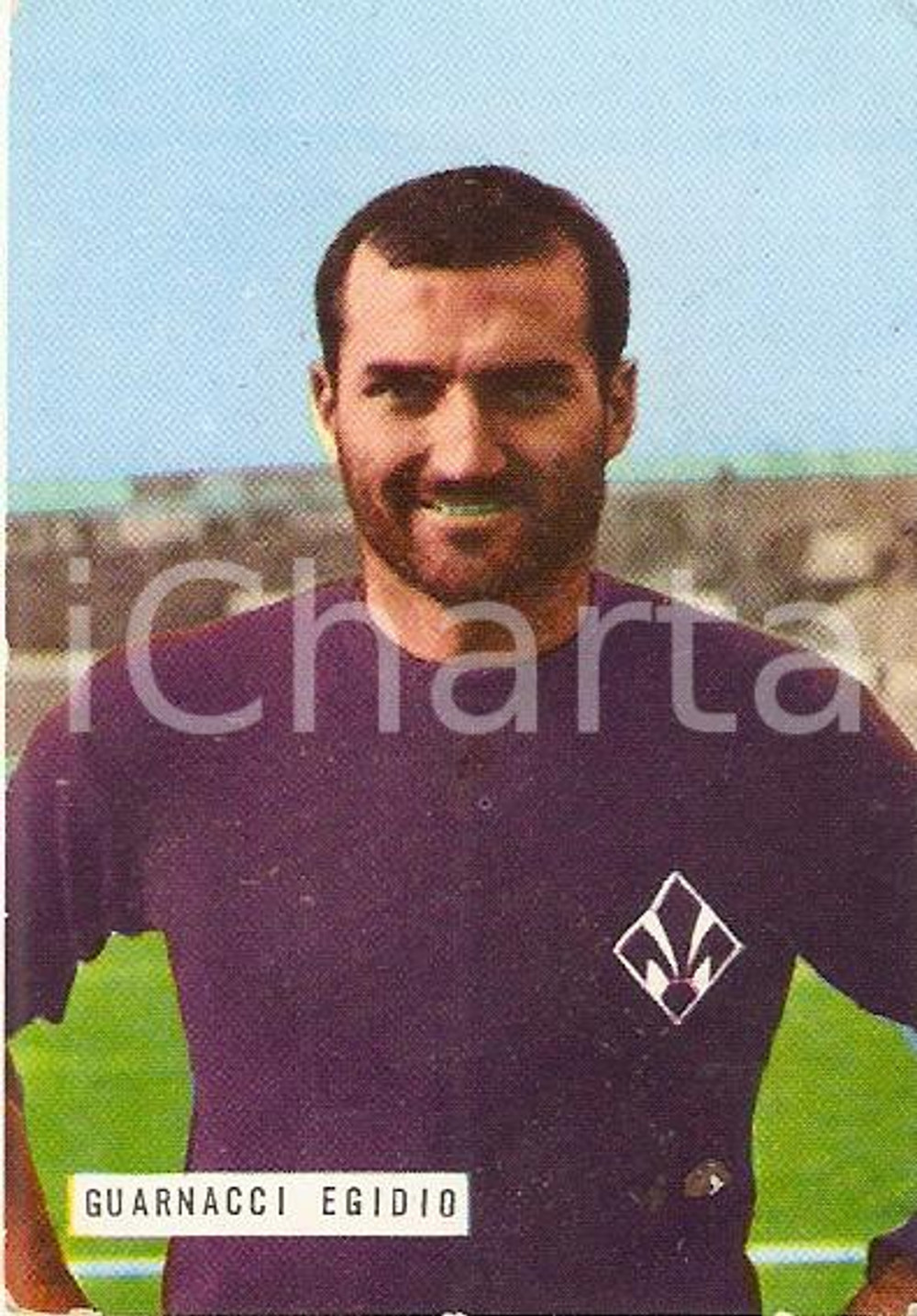 Oggetto da collezione cartaceo EDIZIONI FOTO CALCIO - CALCIATORI 1965 - 1966 Figurina Egidio GUARNACCI n. 71 1