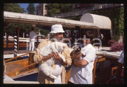35mm vintage slide* 1990 VENICE American film director Armondo Linus ACOSTA (38)