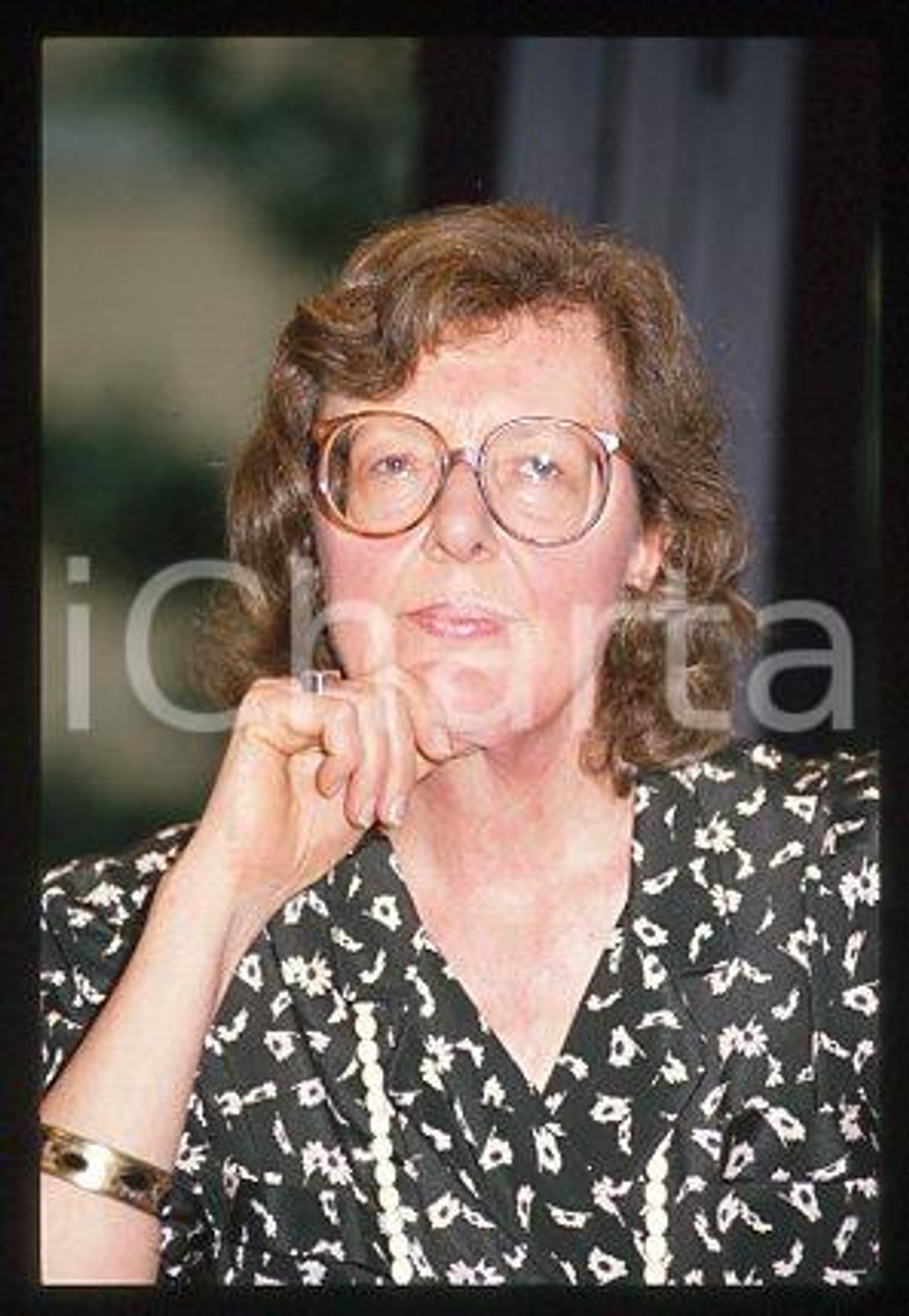 Penelope LIVELY -LITERATURE British writer Portrait 1990ca *35mm vintage slide 9