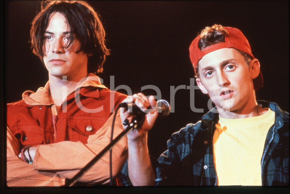 35mm vintage slide*1991 BILL & TED'S BOGUS JOURNEY - Keanu REEVES Alex WINTER  