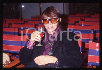 35mm vintage slide* 1990 ca CINEMA Czech film director Věra CHYTILOVA (2)