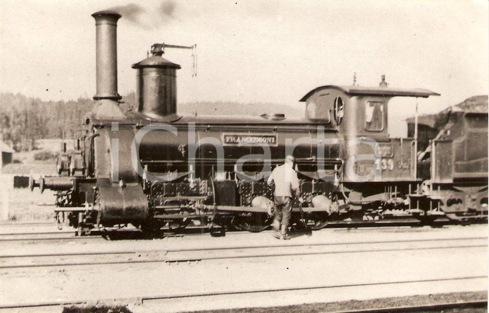 Cartolina originale da collezione 1970 ca AUSTRIA - Ã–NWB 139 Locomotiva Francesconi SLEZAK *Cartolina FP NV 1