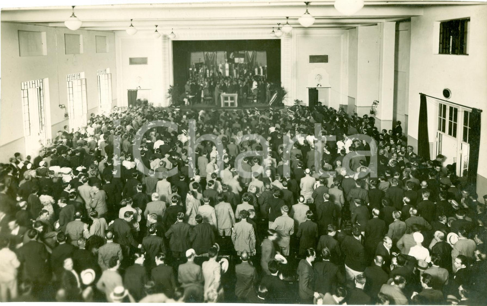 Fotografia d epoca originale 1933 GENOVA Angelo TARCHI nuovo Segretario Industriali Fascisti Fotografia 1