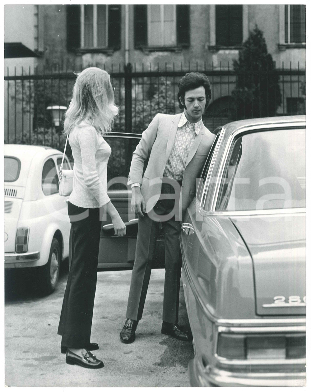 Fotografia d epoca originale 1969 GOSSIP I GIGANTI Checco MARSELLA con la moglie Maggan DANIELSON 16 Foto 1