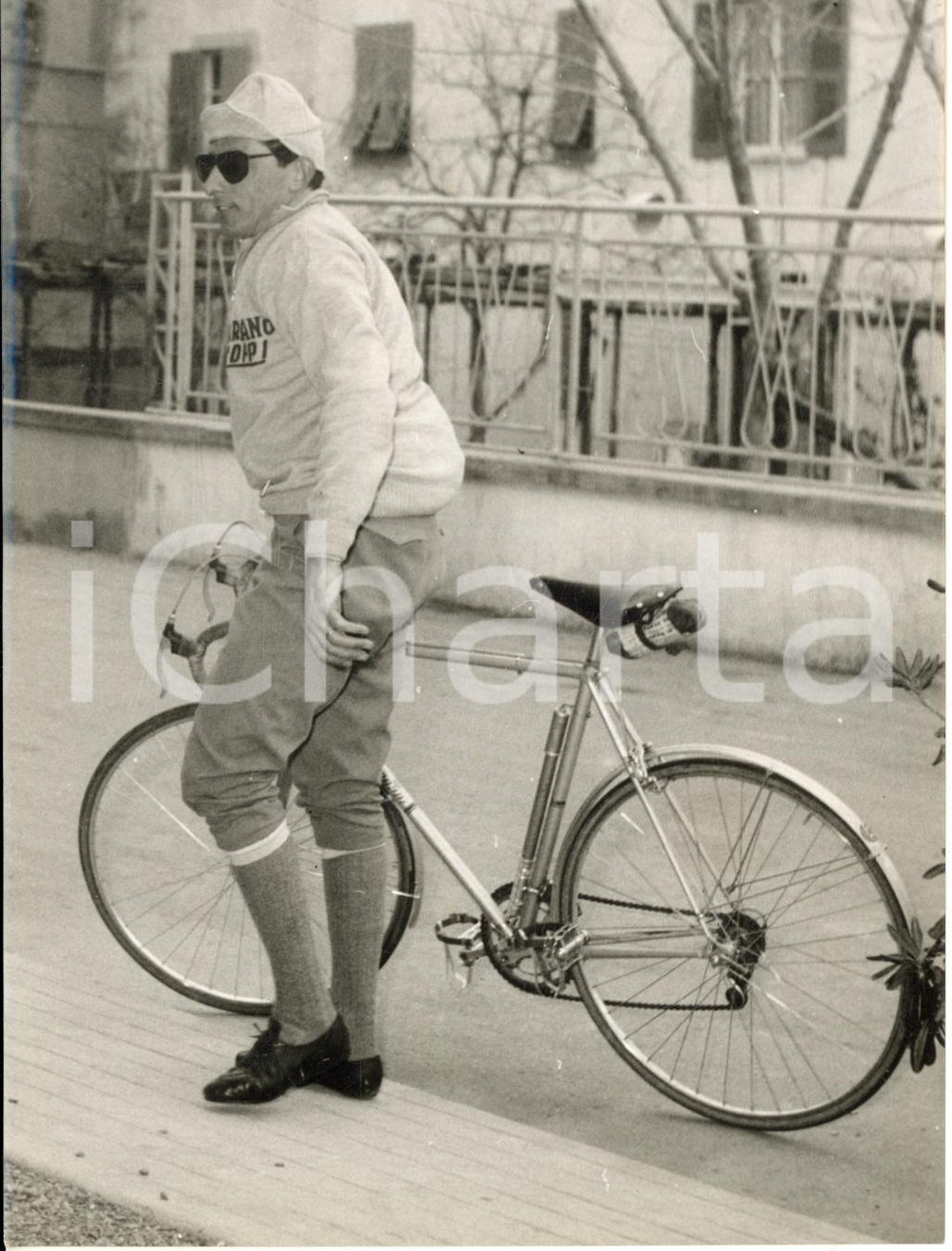 1957 CICLISMO VARAZZE Arrivo di Fausto COPPI per allenamento squadra CARPANO