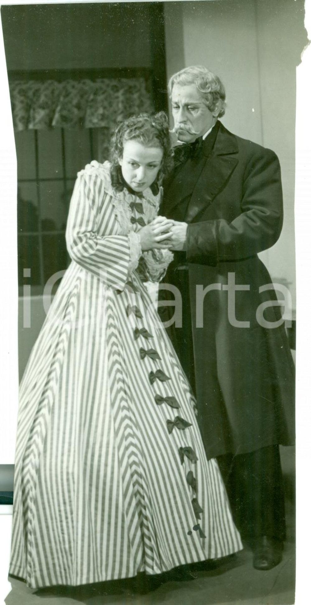 Fotografia d epoca originale 1940 MILANO TEATRO Attrice Laura ADANI La Signora delle Camelie Foto DANNEGGIATA 1