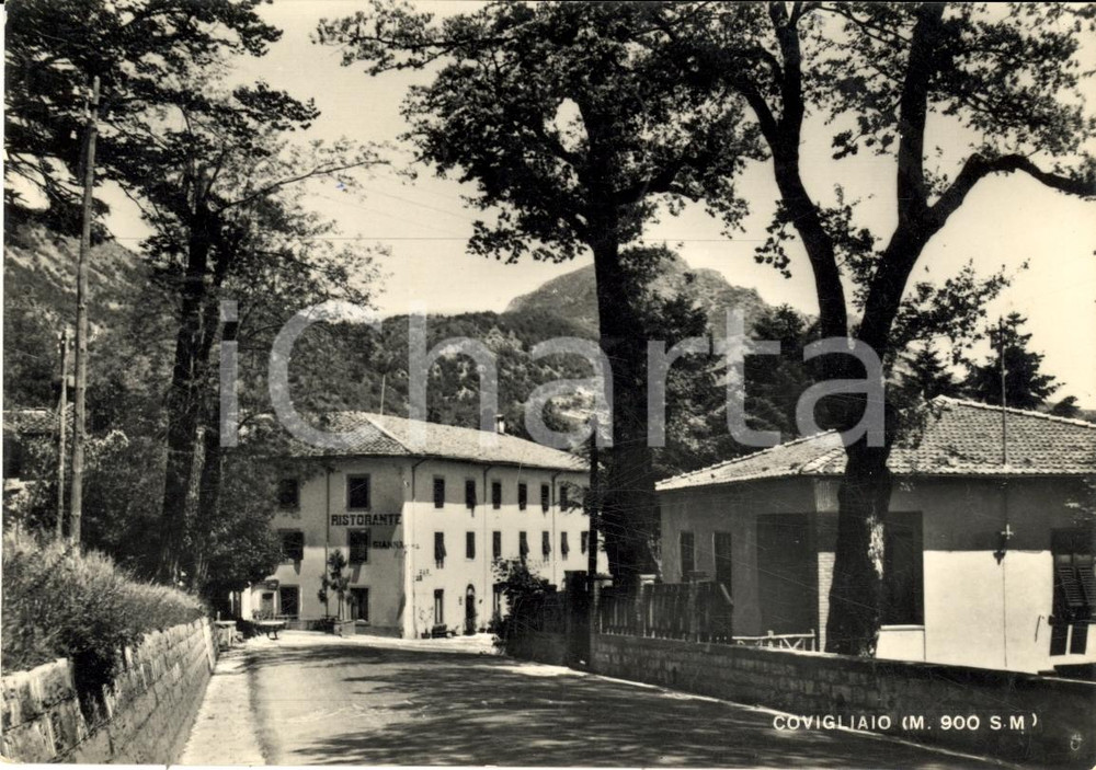 Cartolina originale da collezione 1953 FIRENZUOLA (FI) Ristorante GIANNA di COVIGLIAIO FG 1