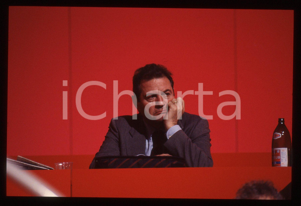 35mm vintage slide* 1991 RIMINI Adalberto MINUCCI al XX congresso PCI (5)