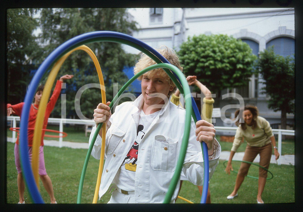 35mm vintage slide* 1980ca MUSICA - PLASTIC BERTRAND ritratto (2)