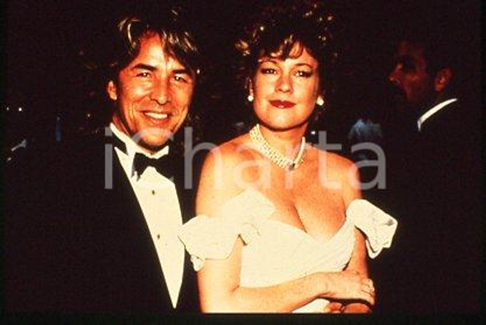 35mm vintage slide* 1989 LOS ANGELES Don JOHNSON, Melanie GRIFFITH (86)