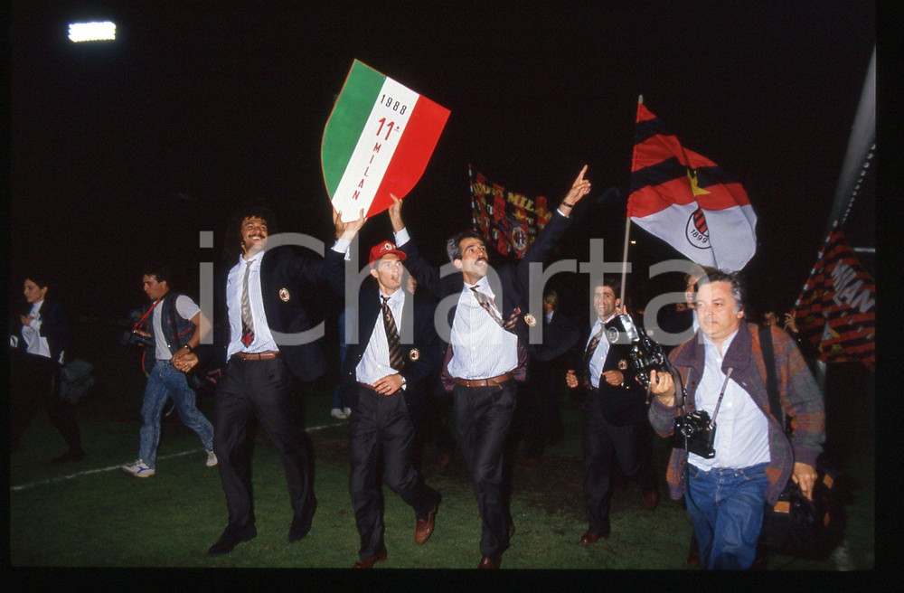35mm vintage slide* 1988 MILANO Ruud GULLIT Daniele MASSARO Pietro Paolo VIRDIS