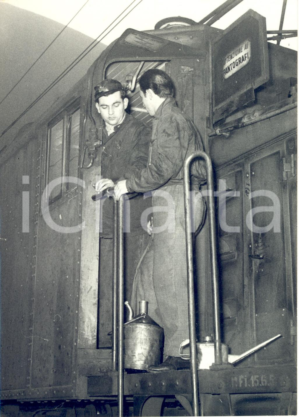 1953 MILANO Sciopero generale - Militari del Genio al posto dei ferrovieri *Foto