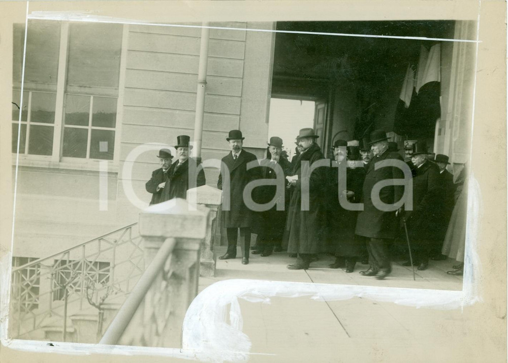 Fotografia d epoca originale 1910 ca MILANO Francesi inaugurano nuovo ospedale RICORDI C.R.I. n. 11 Foto 1