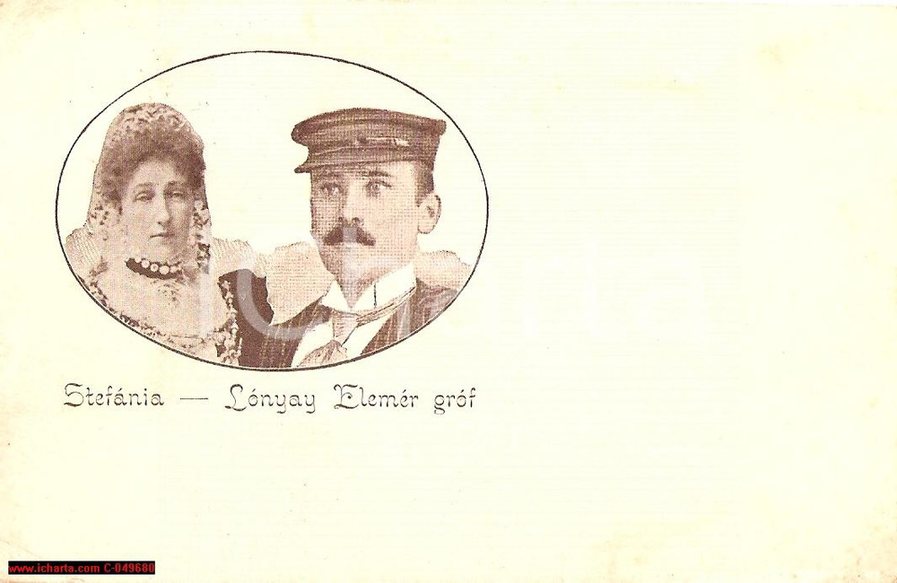 Cartolina originale da collezione 1909 OROSZVAR UNGHERIA Contessa Stefania LONYAYELEMER 1