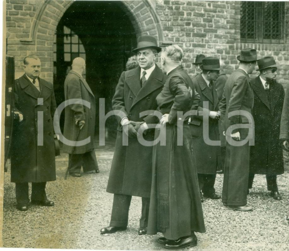 Fotografia d epoca originale 1938 MILANO VILLA MIRABELLO Giuseppe MARZANO Casa di Lavoro Ciechi di Guerra 1