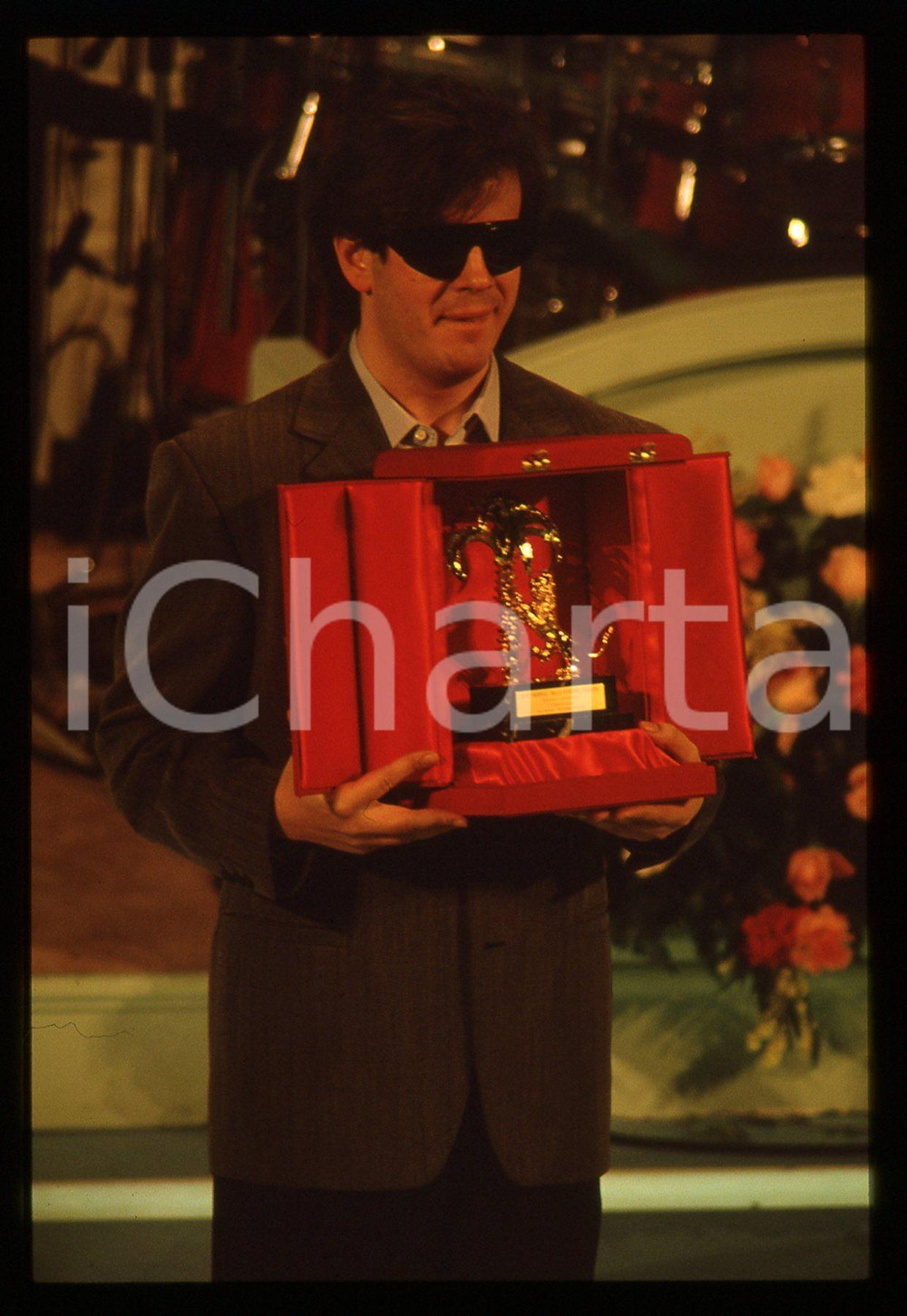 35mm vintage slide* 1994 FESTIVAL SANREMO - Aleandro BALDI