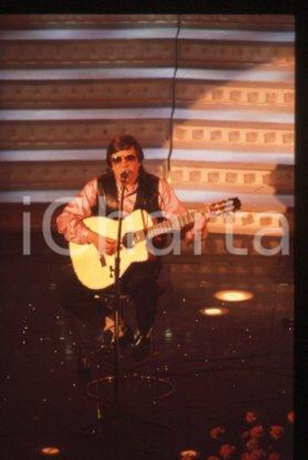 35mm vintage slide* 1998 SANREMO singer and composer Jose FELICIANO (19)