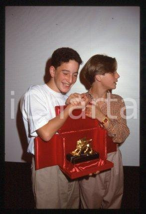 Raphael FEJTO Gaspard MANESSE - VENICE Film Festival 1987 *35mm vintage slide 1