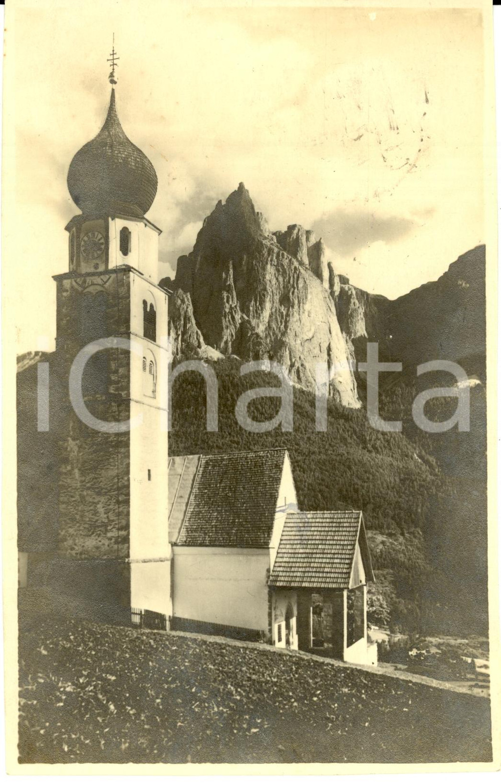 Cartolina originale da collezione 1929 CASTELROTTO (BZ) SAN VALENTINO presso SIUSI *Cartolina postale FP VG 1