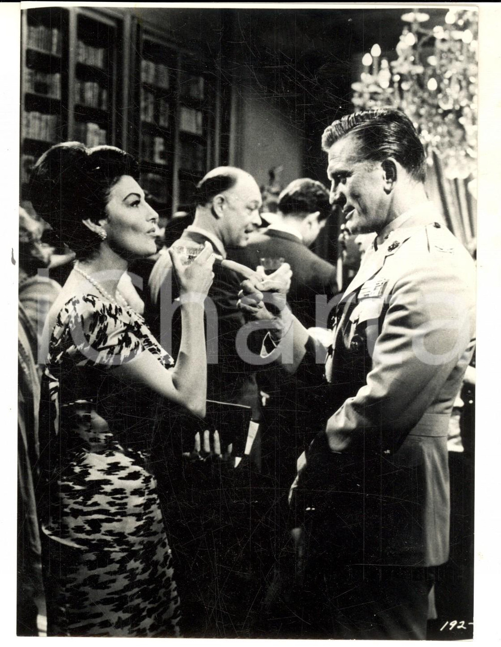 Fotografia d epoca originale 1963 CINEMA Ava GARDNER e Kirk DOUGLAS in Sette giorni di maggio Foto 13x18 1