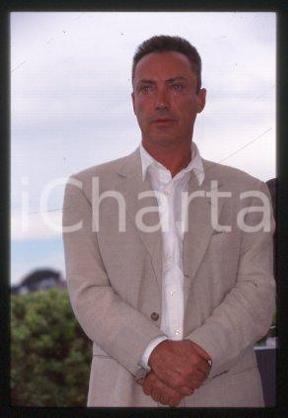 Udo KIER CANNES German actor "BREAKING THE WAVES" 1996 ca *35 mm vintage slide 2