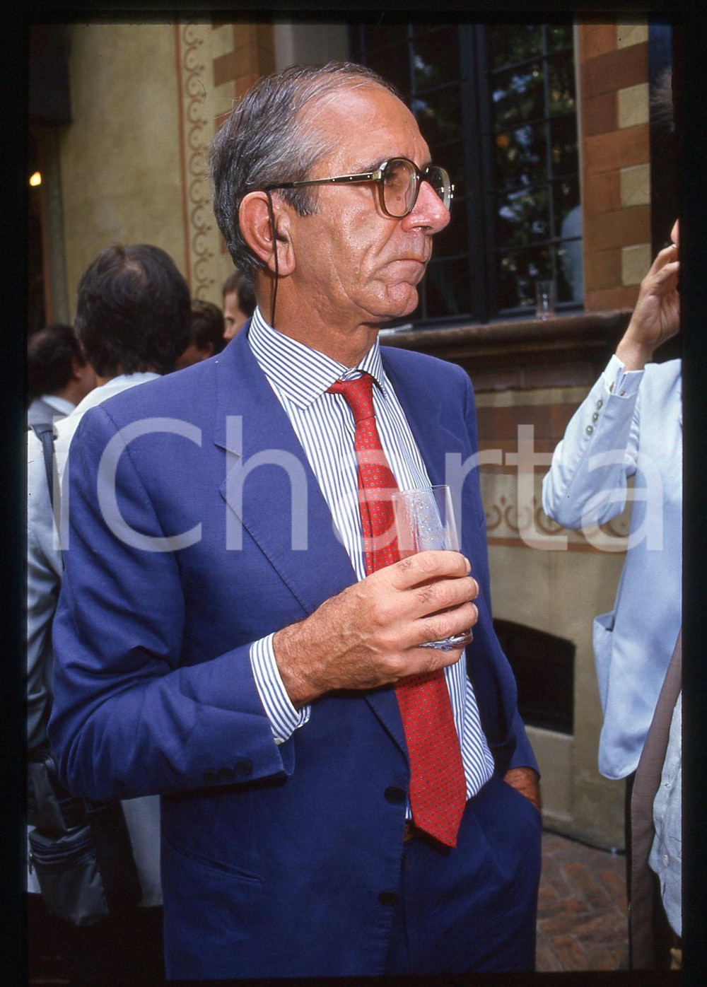 Fotografia d epoca originale 35mm vintage slide 1985 ca MILANO Aimaro ISOLA Presentazione PROGETTO BICOCCA 2 1