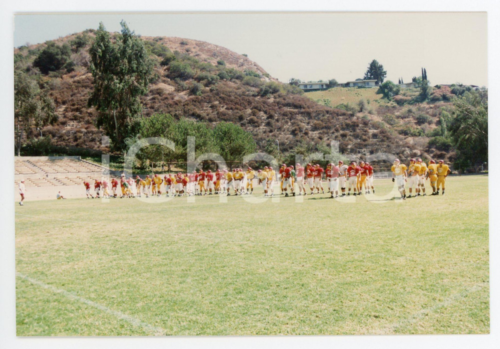 1990 GLENDALE - FOOTBALL Workout of GLENDALE College team *Foto 15x10 cm (3)