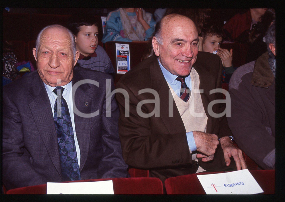 35mm vintage slide* 1990 ca COSTUME - Fiorenzo MAGNI e Gino BARTALI (3)