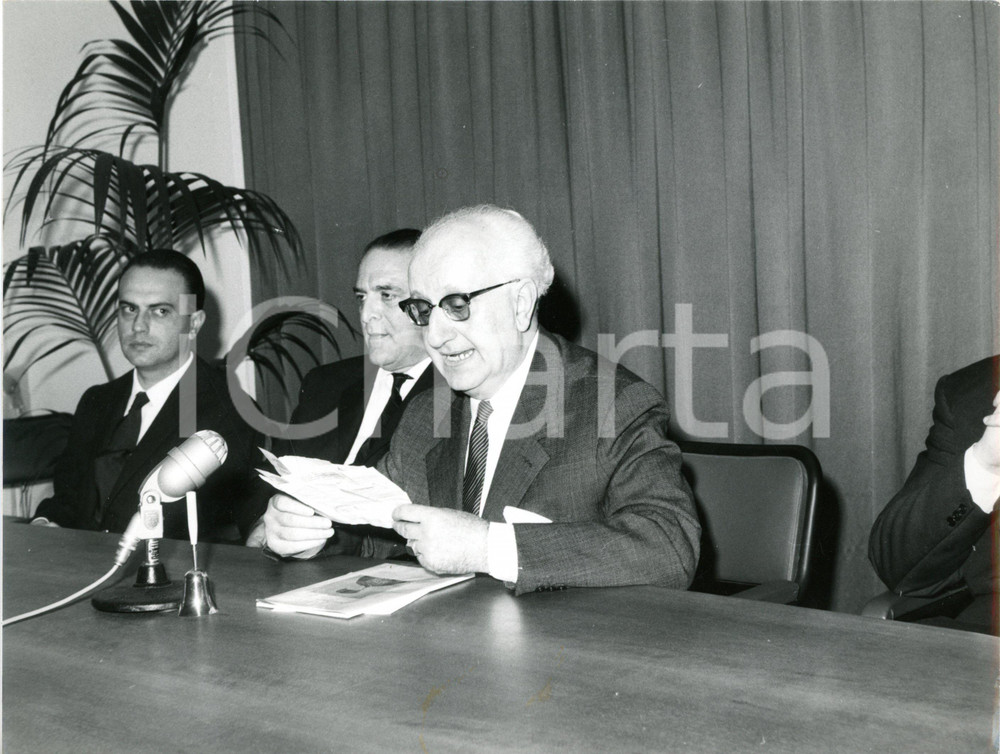 1963 GENOVA Palazzo dell'Edilizia - Inaugurazione Mostra sulle Biblioteche *Foto