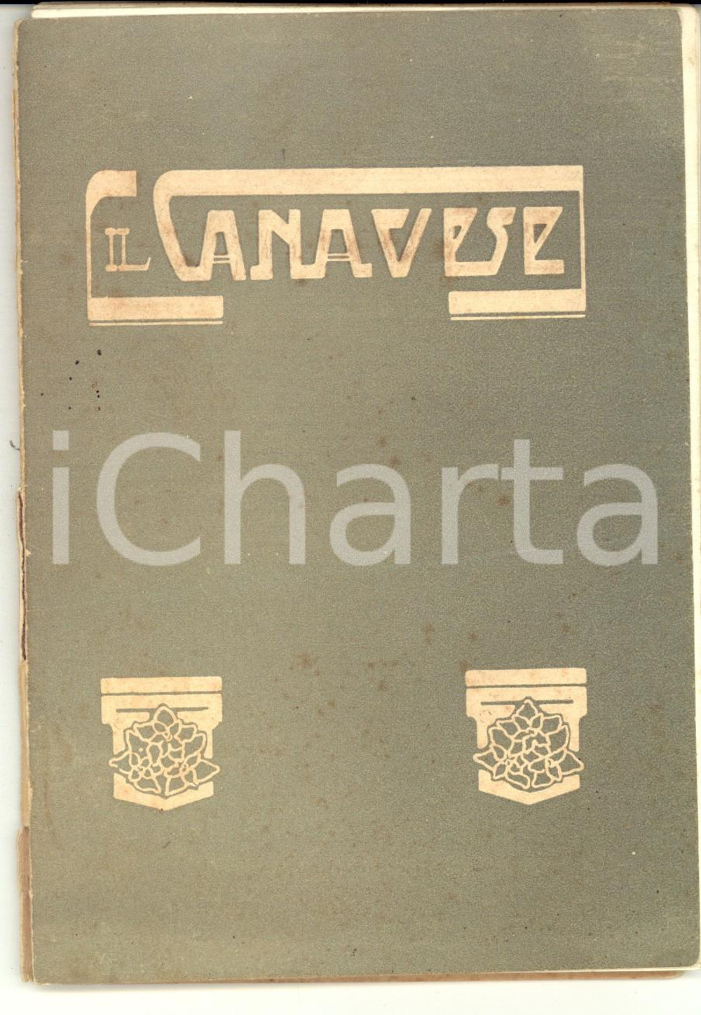 Libro, pubblicazione d'epoca 1911 Il CANAVESE Guida illustrata REYNAUDI *Ferrovia centrale e tramvie 1