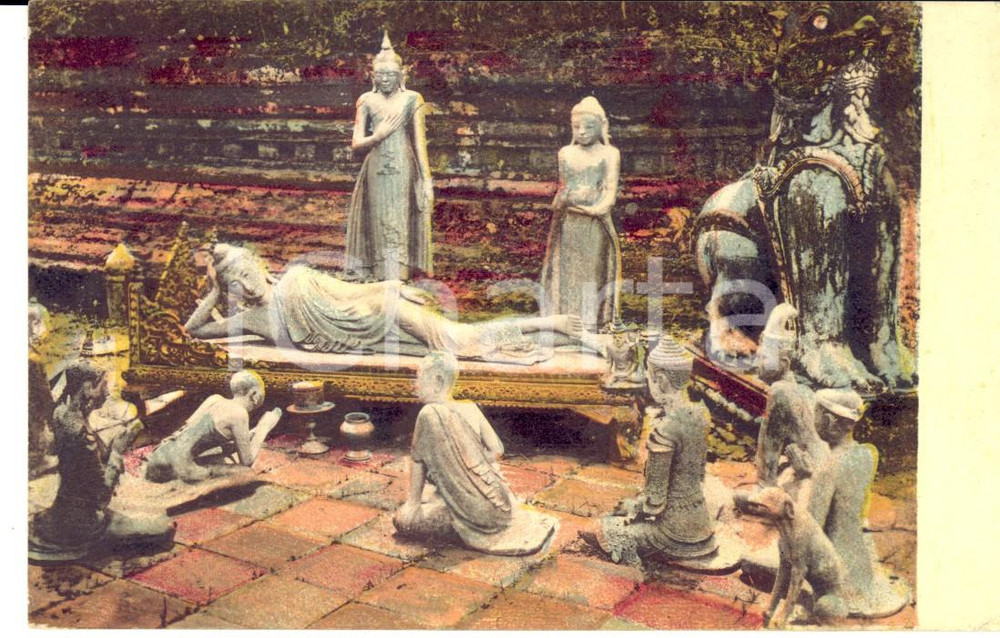 Cartolina originale da collezione 1910 ca MILANO Cartolina Istituto Missioni Estere  Birmania pittoresca FP NV 1