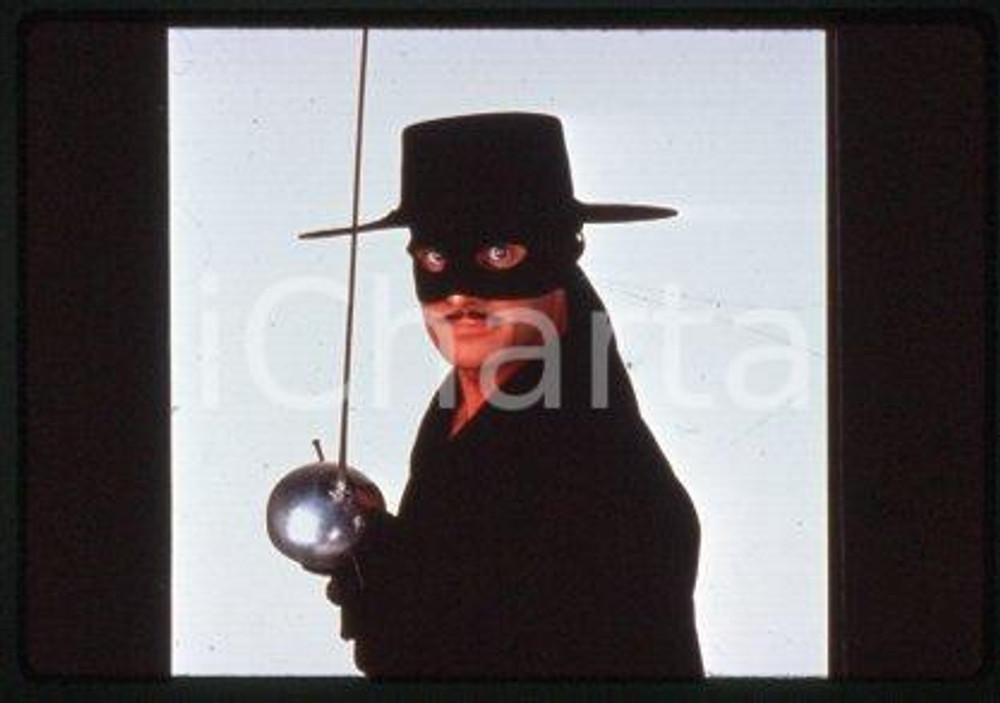 35mm vintage slide* 1990 DRAMA Series "ZORRO" Actor  Duncan REGEHR (21)